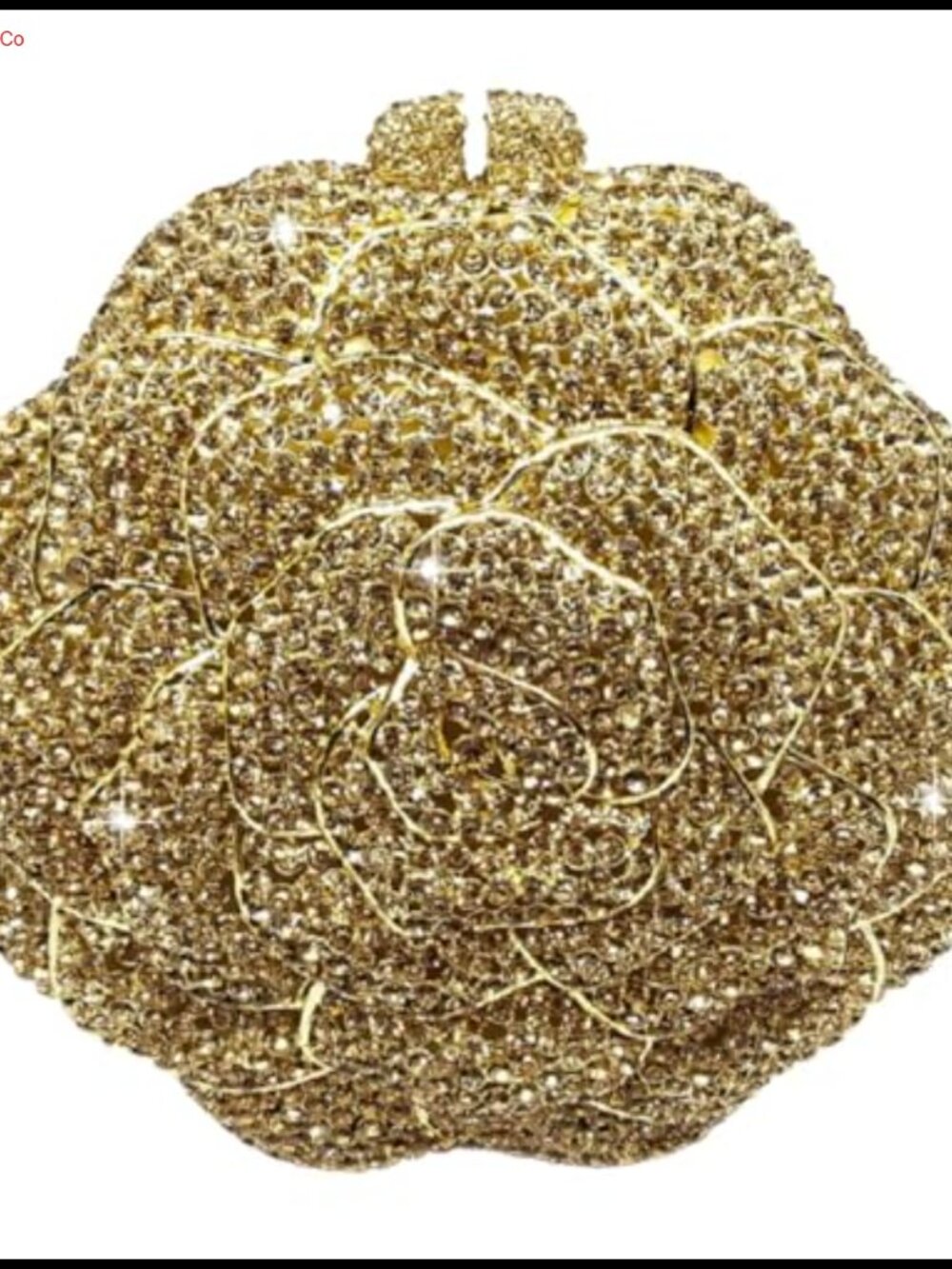 Rhinestone Floral Clutch Purse Women Evening Bag Wedding Party Prom